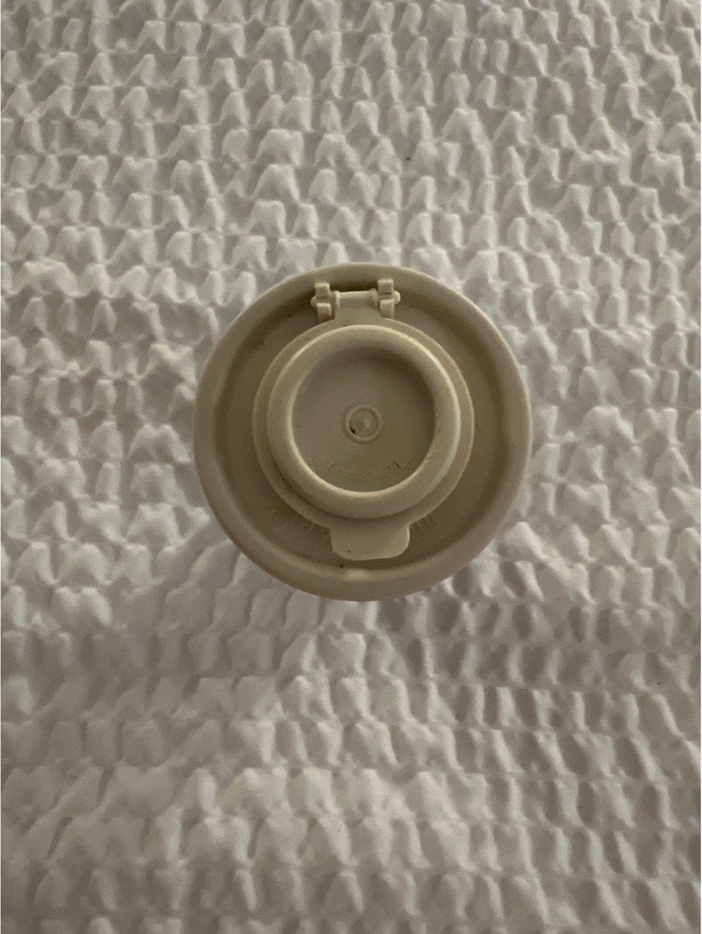 Vintage Tupperware Brown and Cream Spice Shaker Container